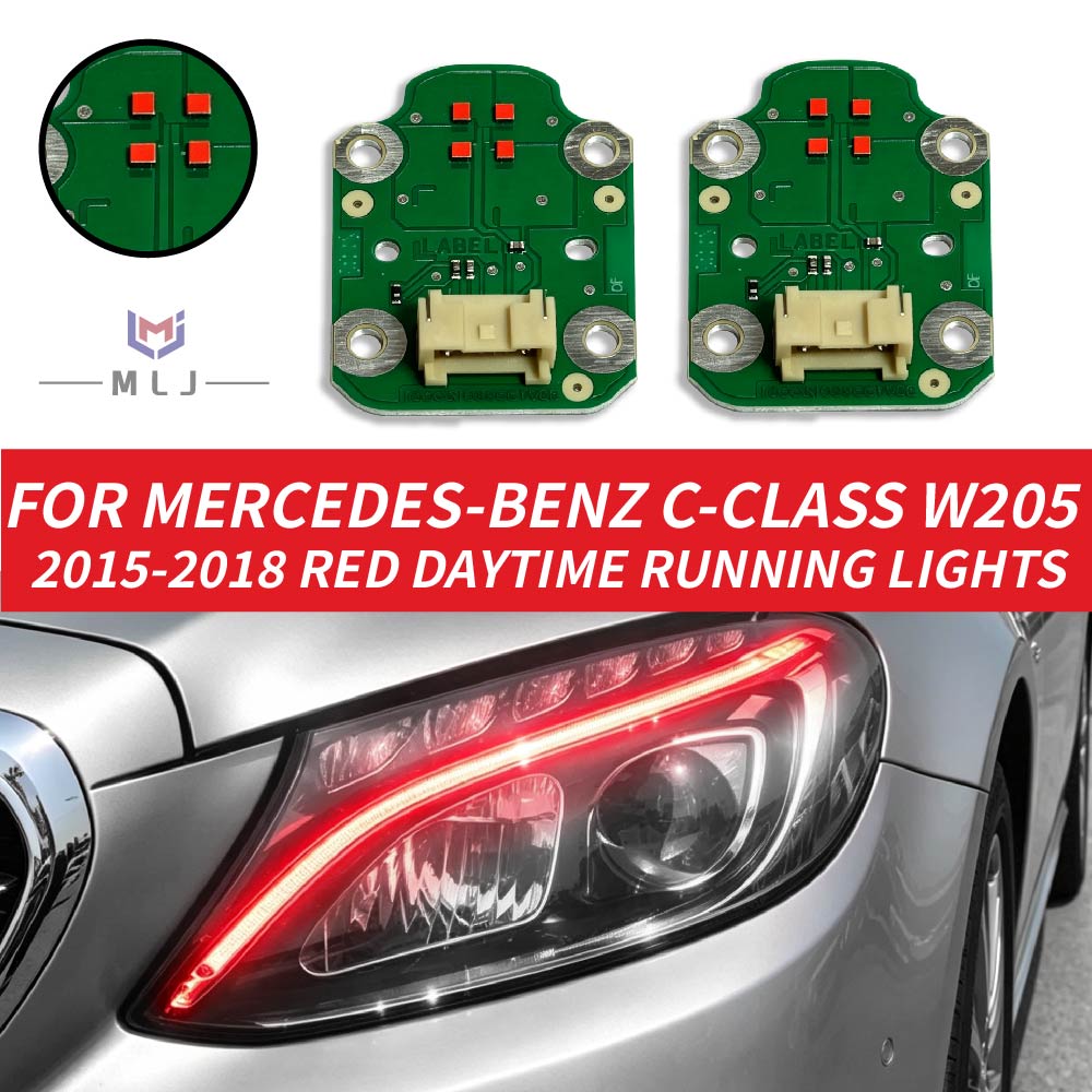 Running Headlamp Led - لوحة شرائح LED حمراء للإضاءة النهارية