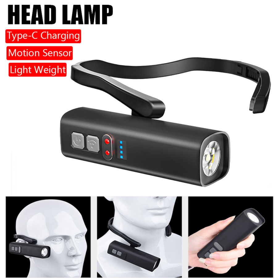 Running Headlamp Led - السوبر مشرق الأذن كليب كشافات USB