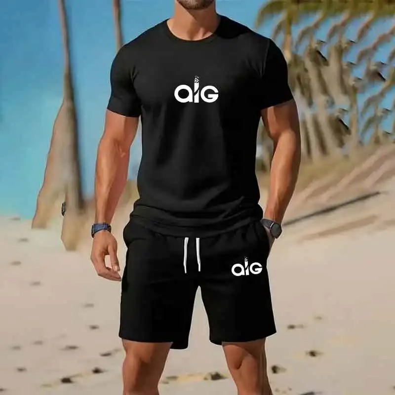 Running Gear Youth - طقم رياضي صيفي عصري أنيق للشباب