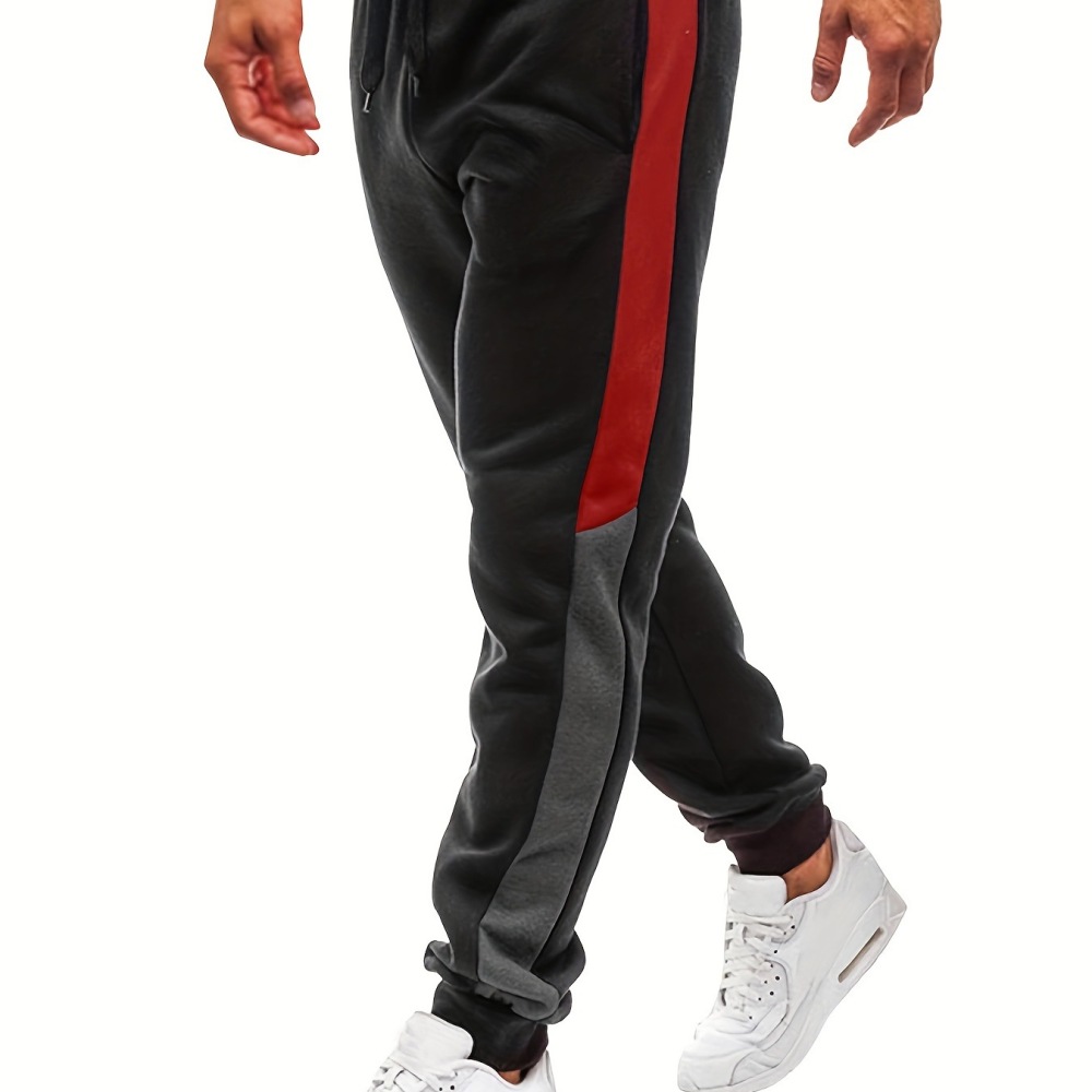 Running Gear Youth - بنطلون رياضي رجالي كاجوال ضيق، سروال