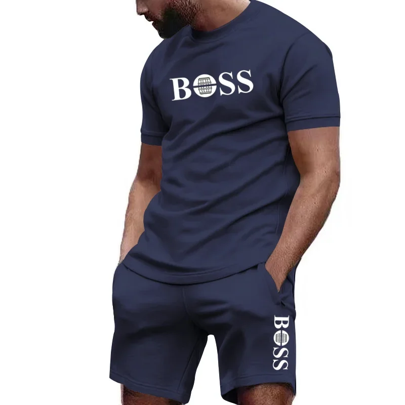 Running Gear Men - طقم رياضي صيفي رجالي من قطعتين