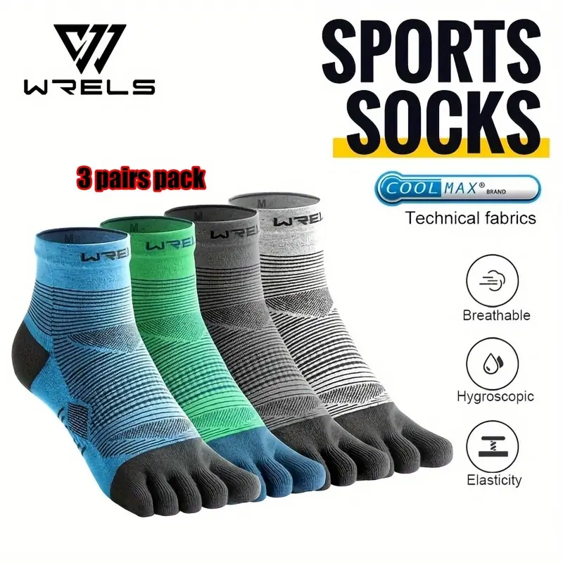 Anti Blister Sock - WRELS 1/3 أزواج تو الجوارب COOLMAX