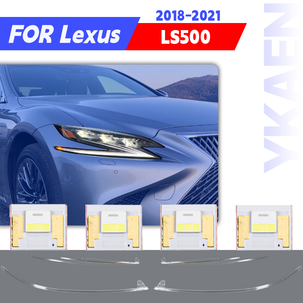 Running Headlamp Led - لكزس LS500 LS500h 2018-2021 الأبيض LED
