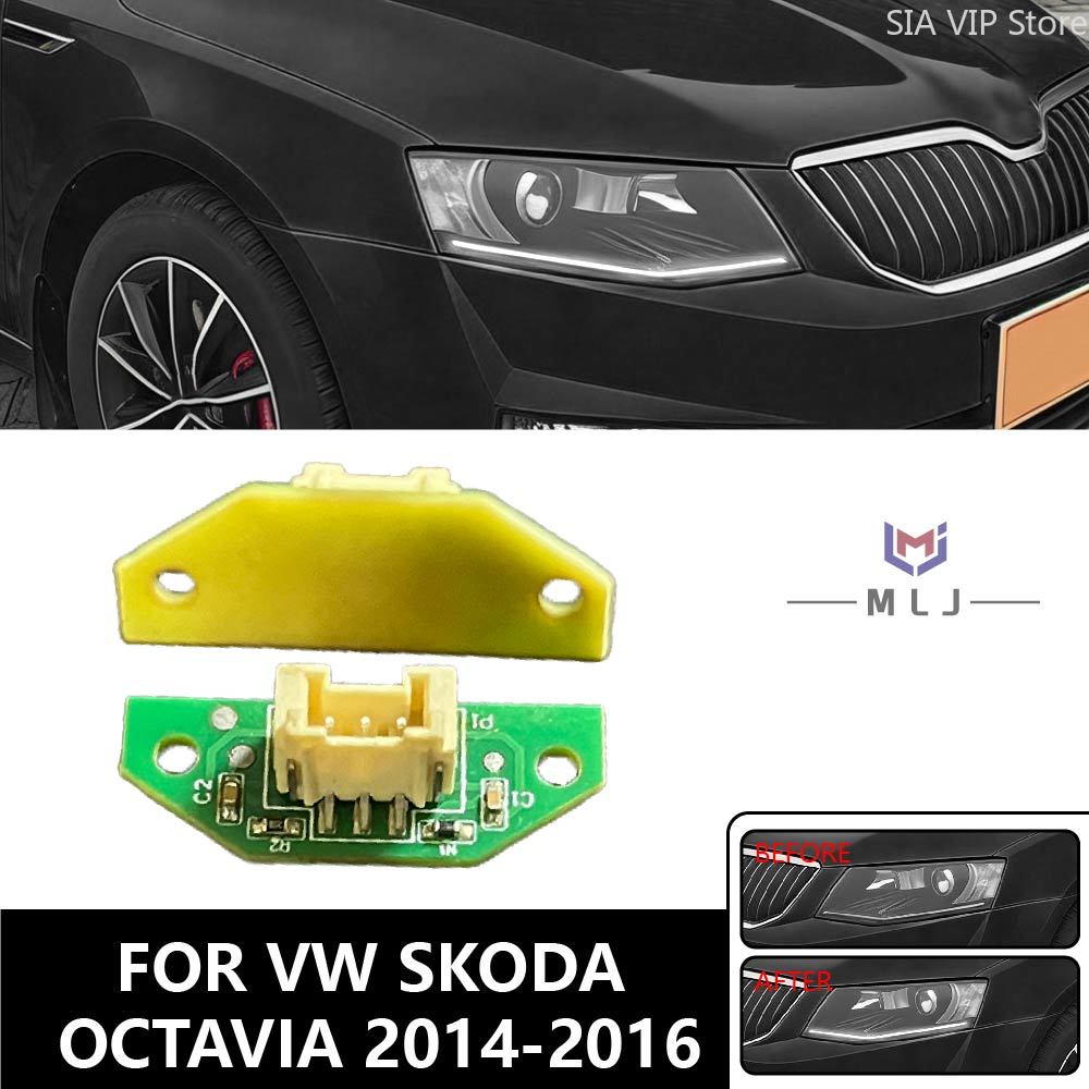 Running Headlamp Led - وحدة إضاءة نهارية LED بيضاء لسيارات