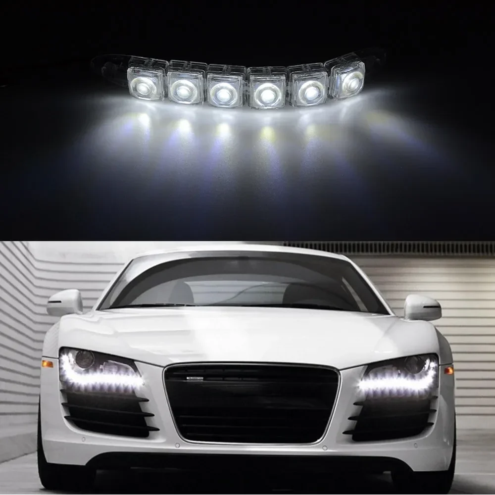 2 قطعة LED مقاوم للماء DRL ضوء - مراجعة Running Headlamp Led وسعره