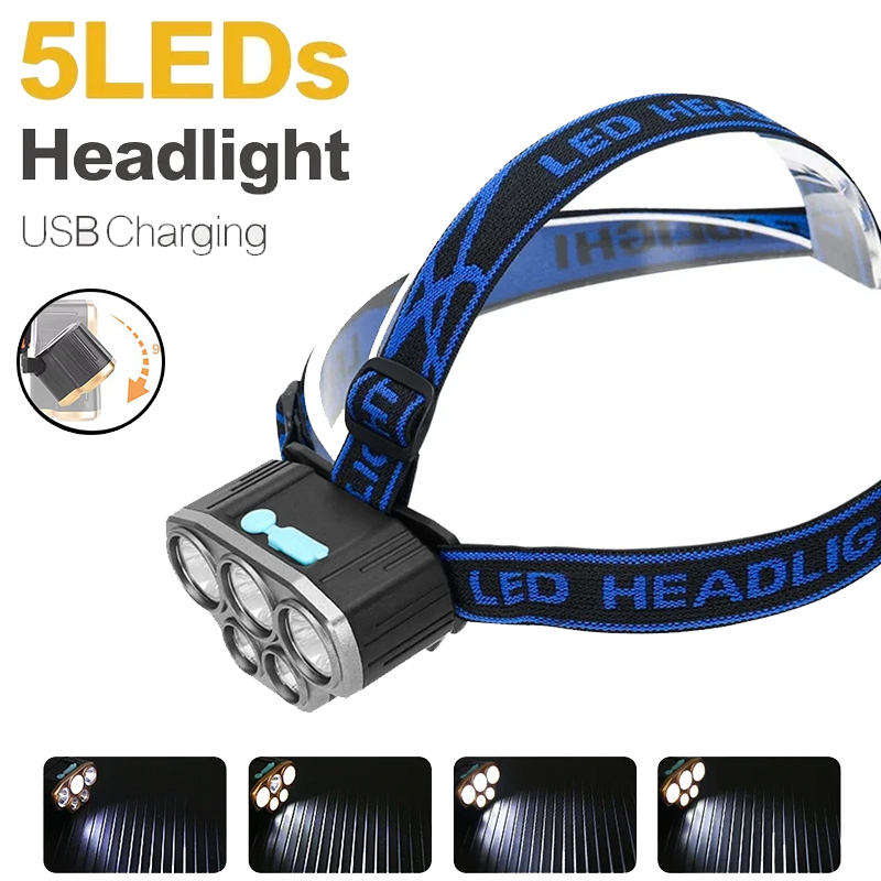 مصباح أمامي قابل لإعادة الشحن  - مراجعة Running Headlamp Led وسعره