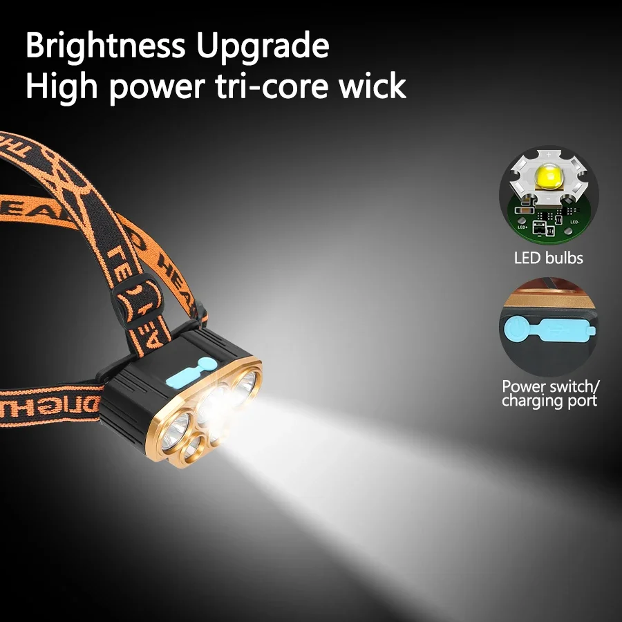 مصباح أمامي قابل لإعادة الشحن  - مراجعة Running Headlamp Led وسعره