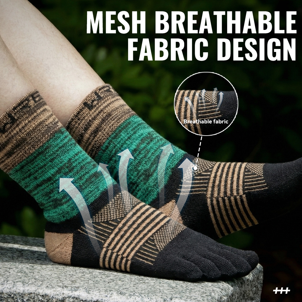 جوارب رياضية خفيفة الوزن بخمسة - مراجعة Anti Blister Sock وسعره