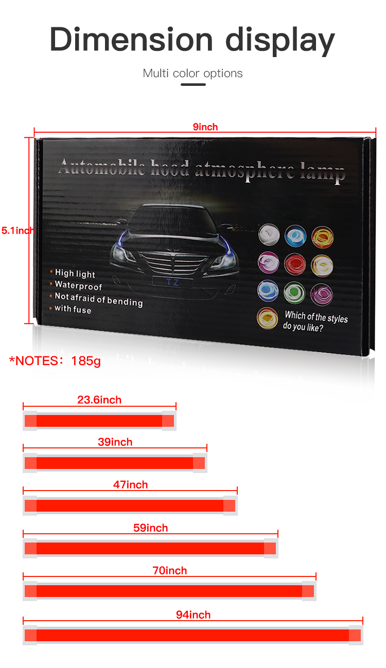 شريط إضاءة لغطاء السيارة باللو - مراجعة Running Headlamp Led وسعره