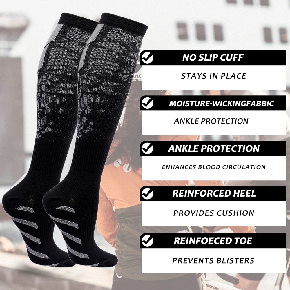 جوارب ضاغطة WRELS للرجال والنس - مراجعة Anti Blister Sock وسعره