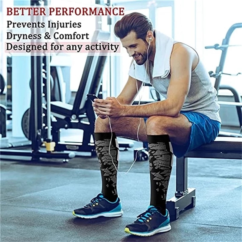 جوارب ضاغطة WRELS للرجال والنس - مراجعة Anti Blister Sock وسعره
