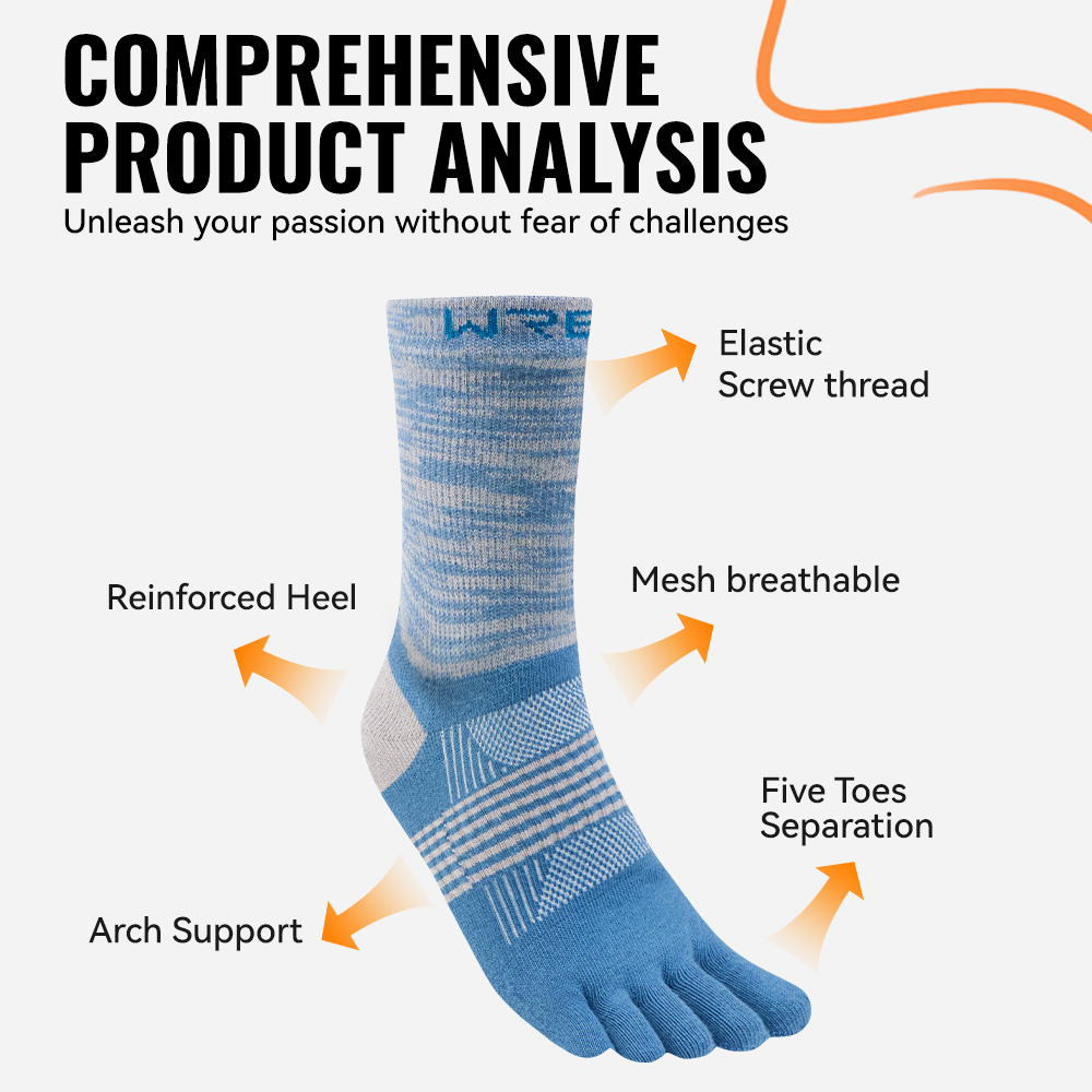 جوارب WRELS للمشي لمسافات طويل - مراجعة Anti Blister Sock وسعره