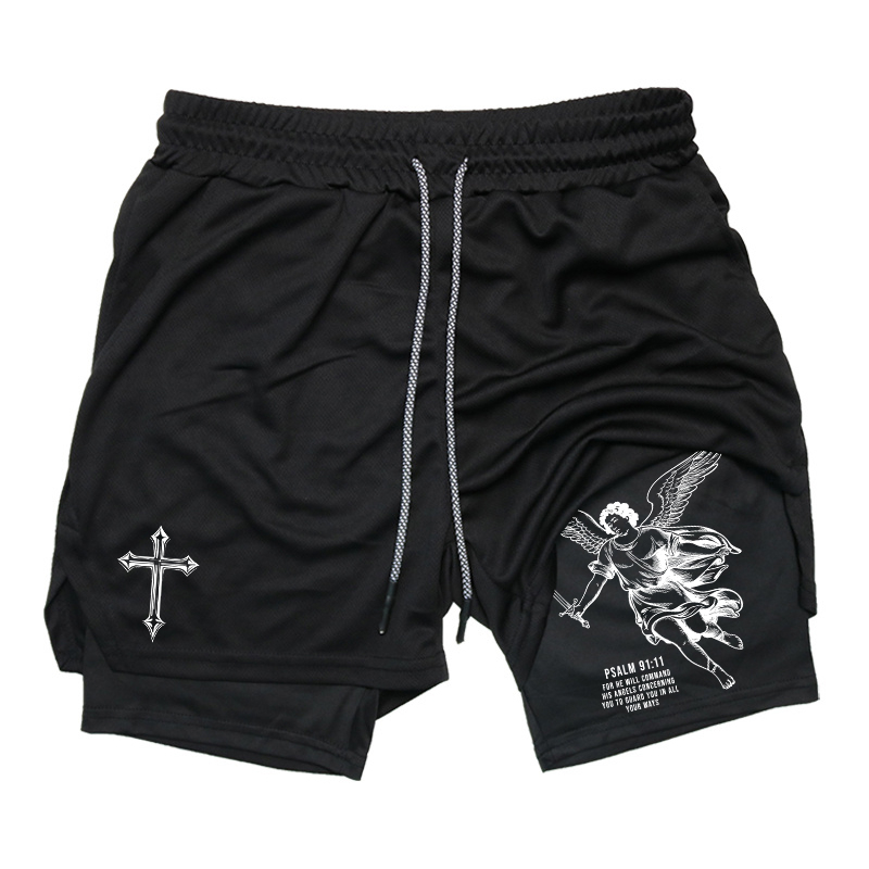 شورت رياضي للرجال بتصميم صليب  - مراجعة Running Gear Men وسعره