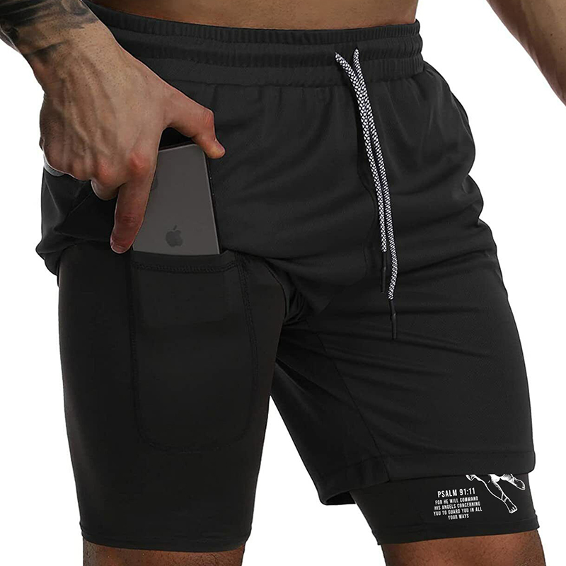 شورت رياضي للرجال بتصميم صليب  - مراجعة Running Gear Men وسعره