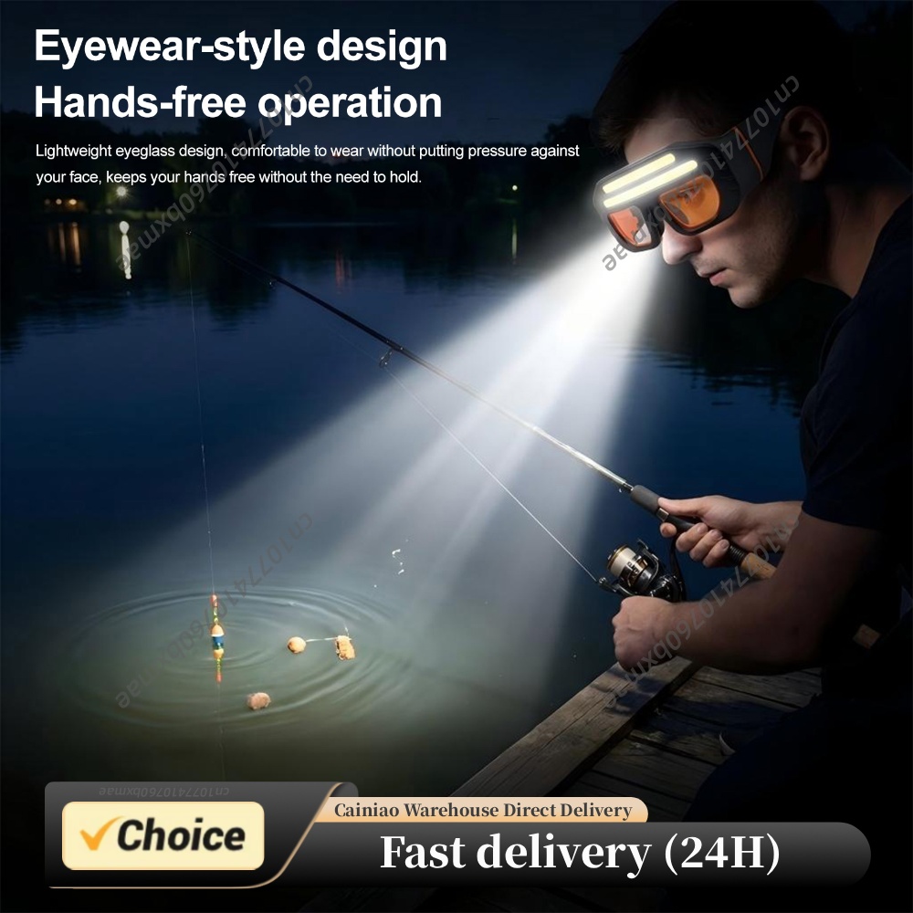 نظارات واقية LED COB بمصدر ضوء - مراجعة Running Headlamp Led وسعره