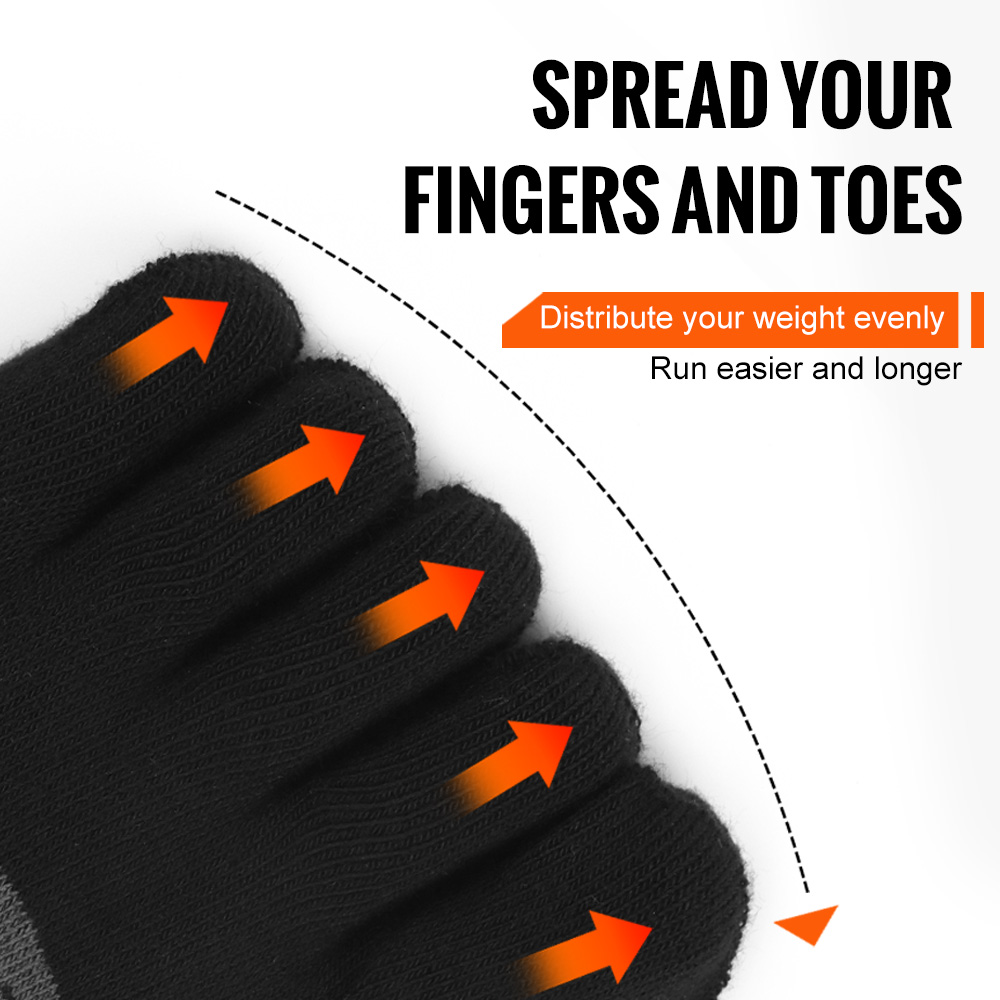 WRELS COOLMAX خمسة أصابع الجوا - مراجعة Anti Blister Sock وسعره