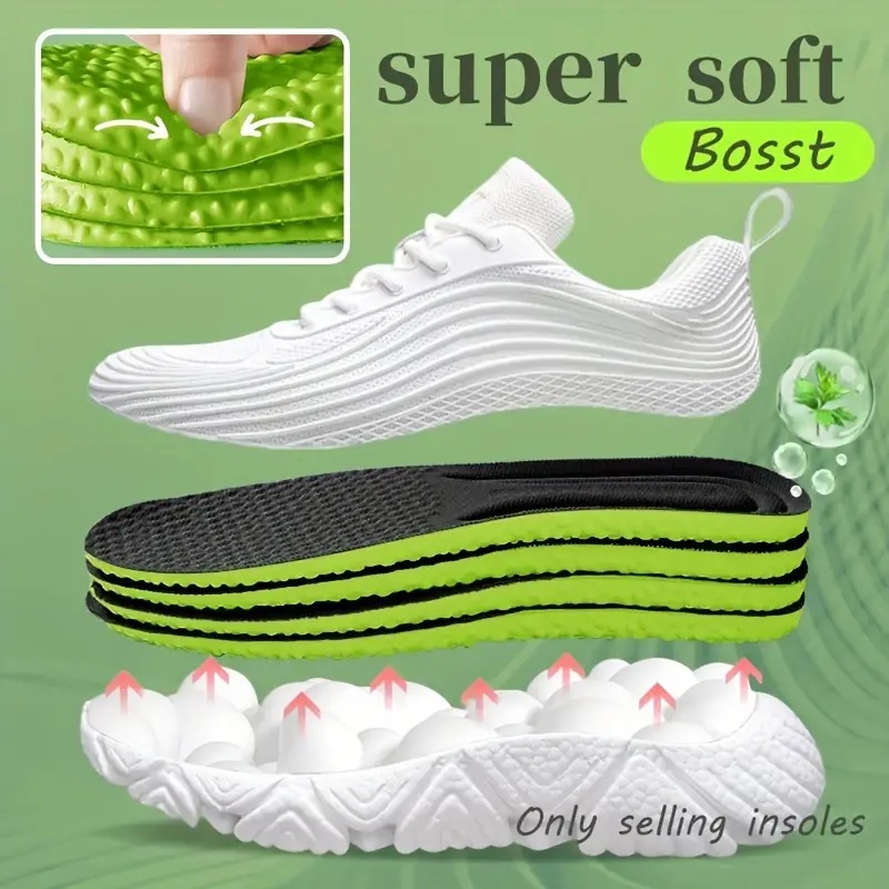 2 أزواج نعل الجري الرياضي للأح - مراجعة Insole Arch Support وسعره